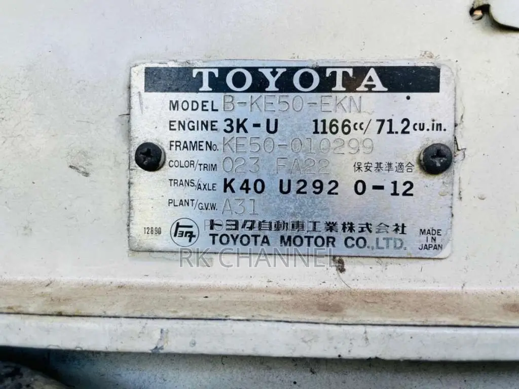 Toyota Corolla KE50 1976 Car (Used)