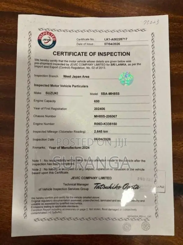 Suzuki Wagon R FX 2024 Car Unregistered (Recondition)