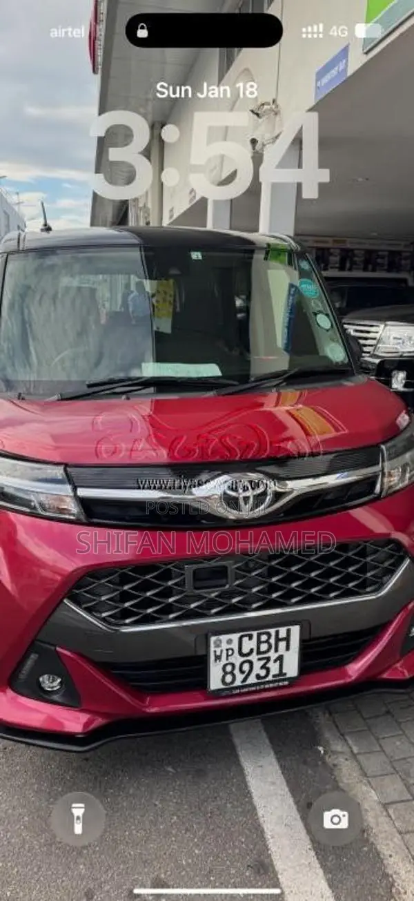 Toyota Tank 2018 Car (Used)