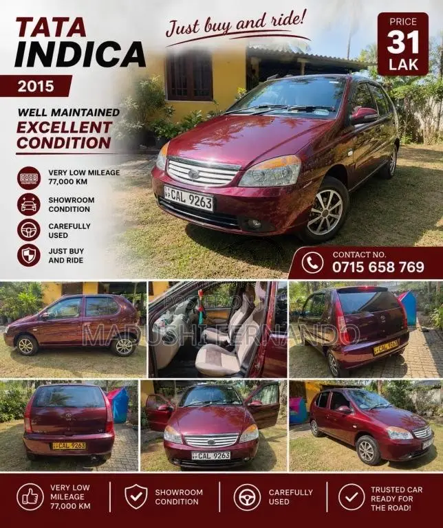 Tata Indica 2015 Car (Used)