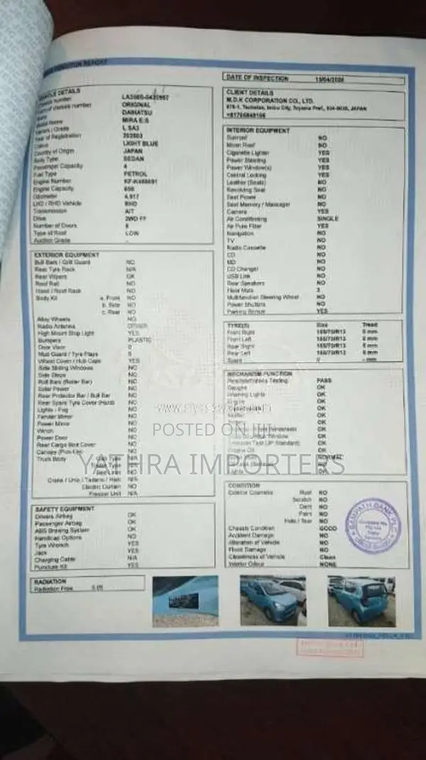 Daihatsu Mira 2025 Car Unregistered (Recondition)