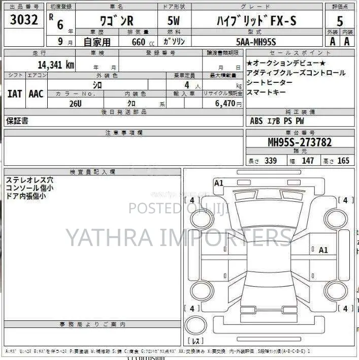 Suzuki Wagon R FX 2024 Car Unregistered (Recondition)