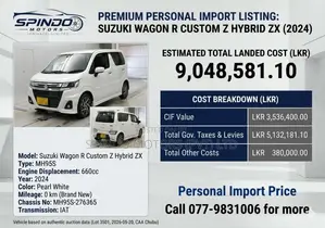 Suzuki Wagon R 2024 Car Brand New