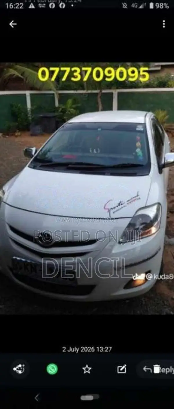 Toyota Belta 2011 Car (Used)