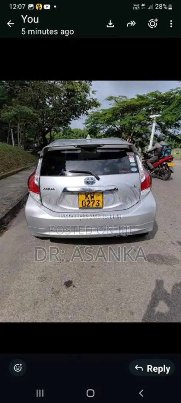 Toyota Aqua 2012 Car (Used)
