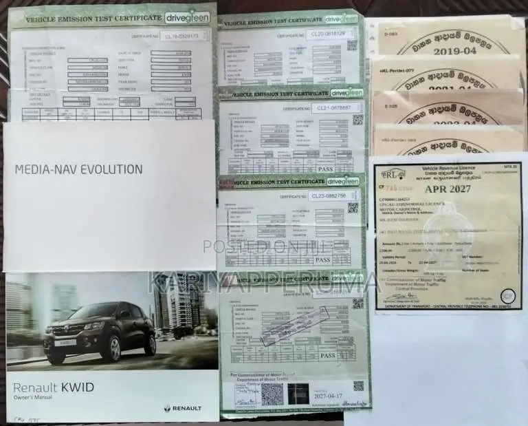 Renault Kwid 2017 Car (Used)