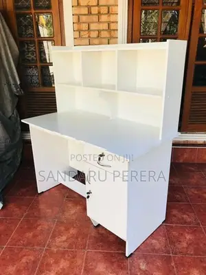 4x2 White Large Study Table (003)