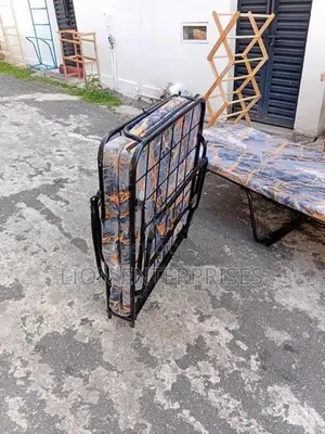 Steel Folding Bed with Mattrees 6×2.5 Ft