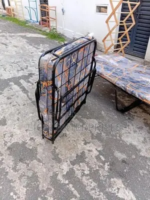 Steel Folding Bed with Mattrees 6×2.5 Ft