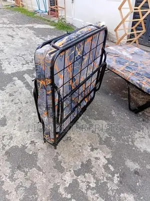 Steel Folding Bed with Mattrees 6×2.5 Ft