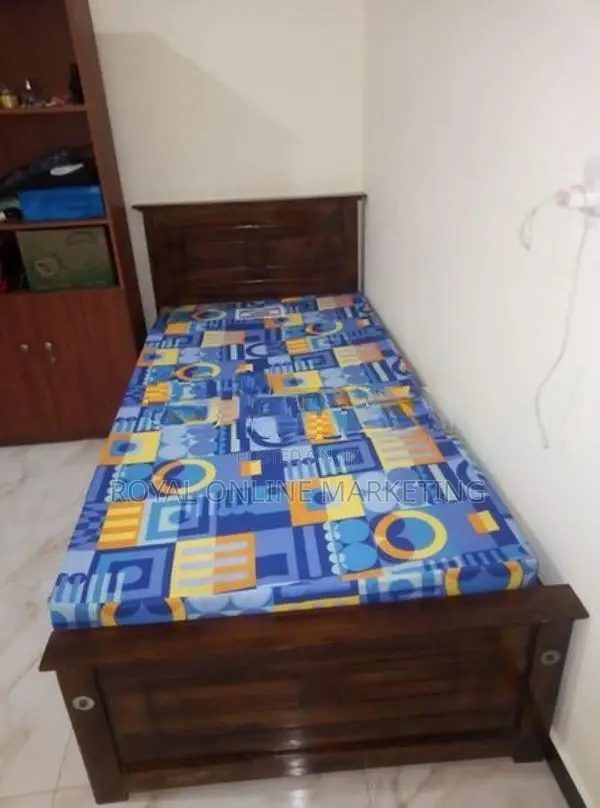 6 by 3 Box Bed with Mattress (E-13)