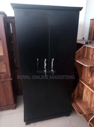 2 Door Black Cupboard (K-13)