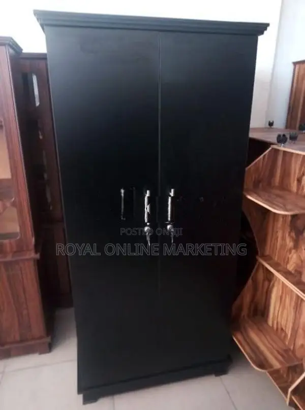 2 Door Black Cupboard (K-13)