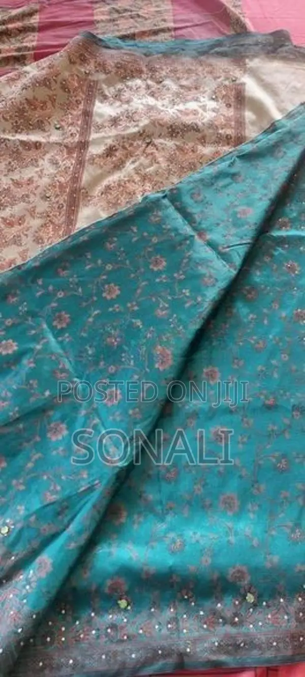 Cotton Thread Worked Sarees