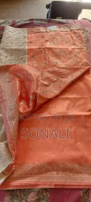 Cotton Thread Worked Sarees