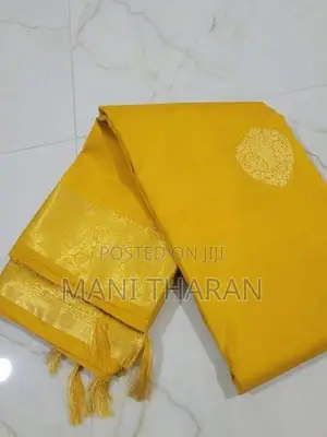 காஞ்சிபுரம் மஞ்சள் பட்டு சேலை
