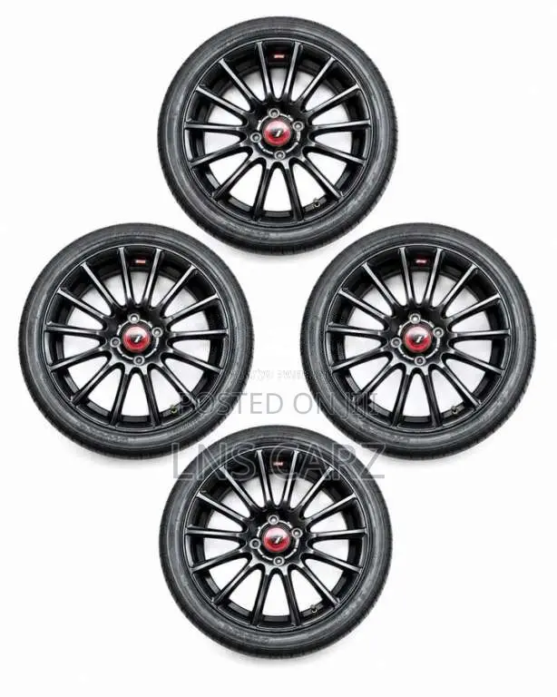 Japan Weds Alloy wheels with low profile tyres for Car