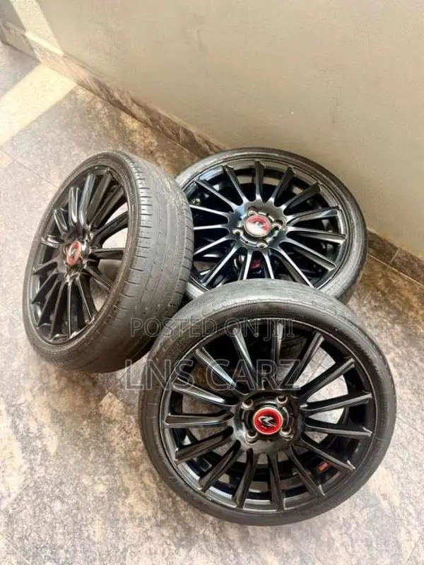 Japan Weds Alloy wheels with low profile tyres for Car