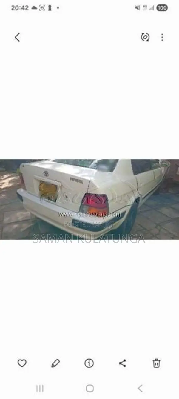 Toyota Corsa 1996 Car (Used)