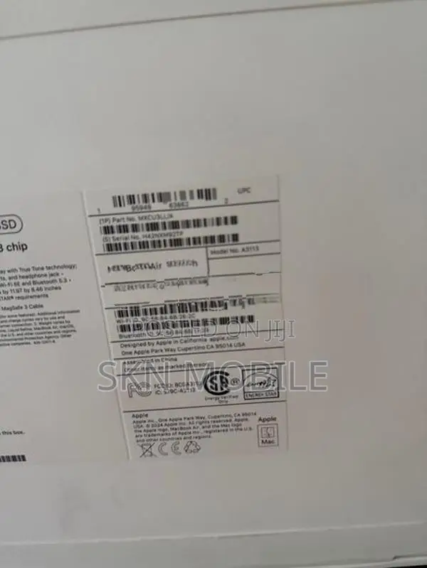 Apple MacBook M3 Air 16GB 512GB 13.6”