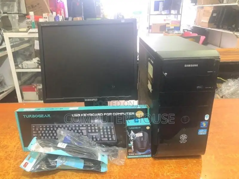 i3 2nd Gen 4gb ram, 17” Monitor Full Set Desktop Computer Cpu