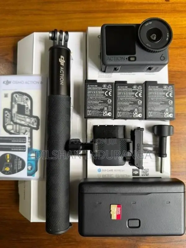 DJI Osmo Action 6 Adventure Combo Sandisk Extreme 256GB SD Card