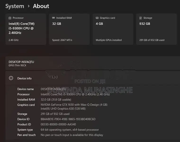 MSI Laptop