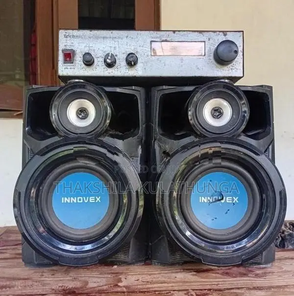 Technics Amplifier + Innovex Speakers KTS-1096 Speaker -Complete Set