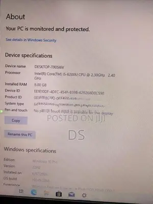HP i5 6th Gen Laptop with Charger