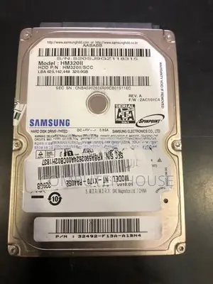 320GB LAPTOP HARD