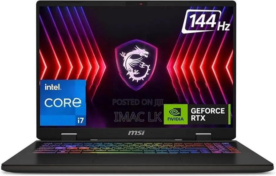 MSI Sword 16HX Intel i7 14th Gen RTX 4060 8GB VGA New Gaming Laptop