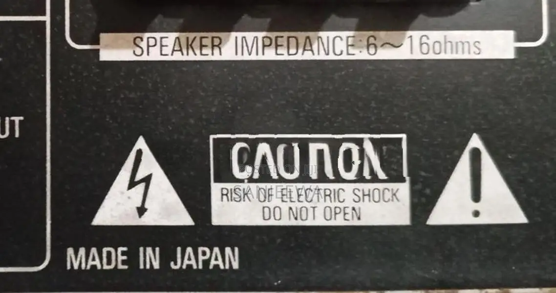 Denon HMA-1000 AV with Stereo Karaoke Amplifier 1100W PMPO - Japan