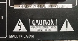 Denon HMA-1000 AV with Stereo Karaoke Amplifier 1100W PMPO - Japan