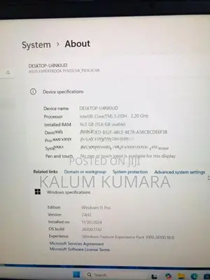 ASUS ExpertBook Laptop