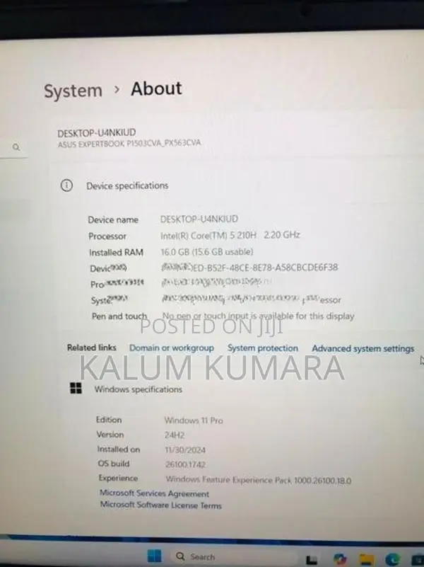 ASUS ExpertBook Laptop