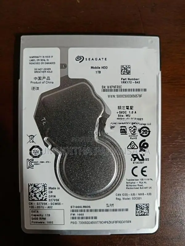 Sea Gate Hard disk 1TB