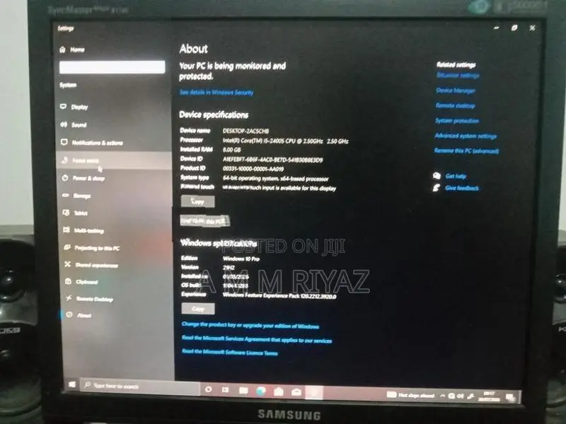 CORE i5 2 GENERATION 8 GB RAM 500 HDD GRAPHICS CARD GTX 560