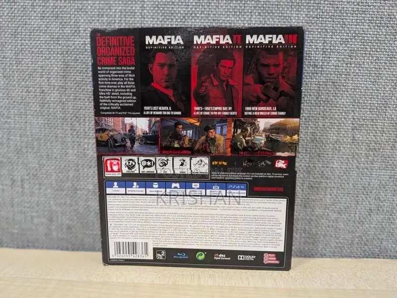 PS4 Game Mafia Trilogy