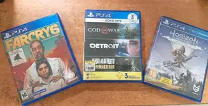 Three PS4 Physical Disk Games