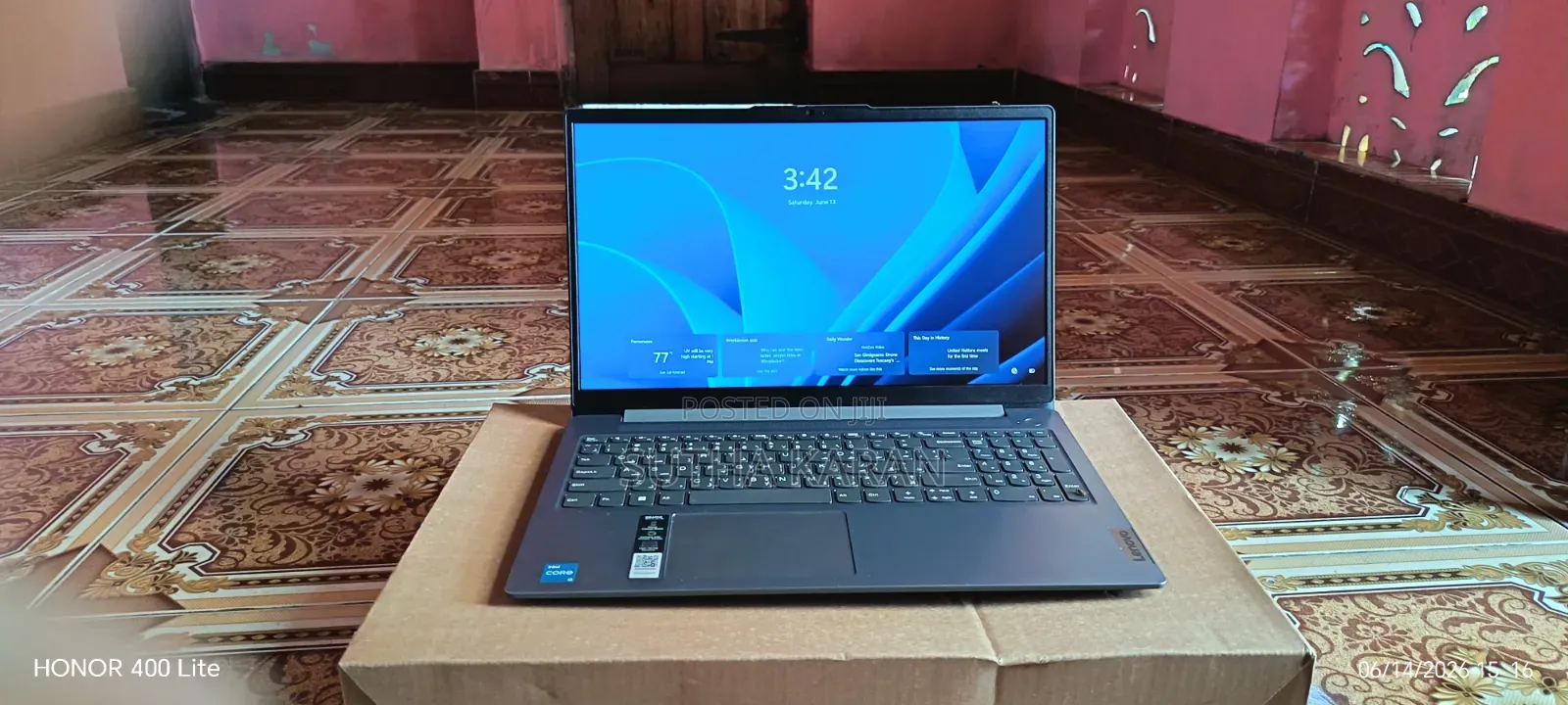 New Laptop Lenovo Ideapad 3-14IIL05 8GB Intel Core i3 SSHD+SSD 512GB
