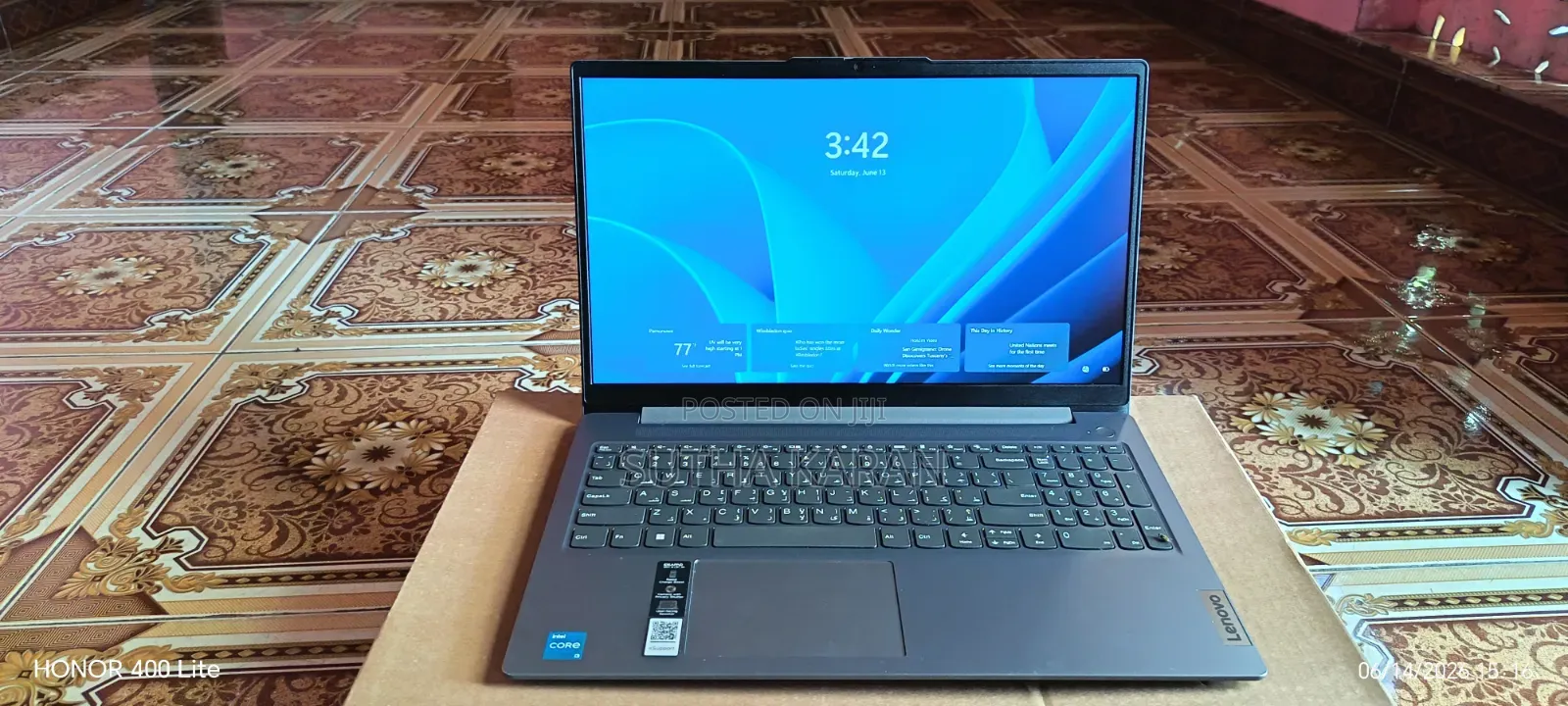 New Laptop Lenovo Ideapad 3-14IIL05 8GB Intel Core i3 SSHD+SSD 512GB