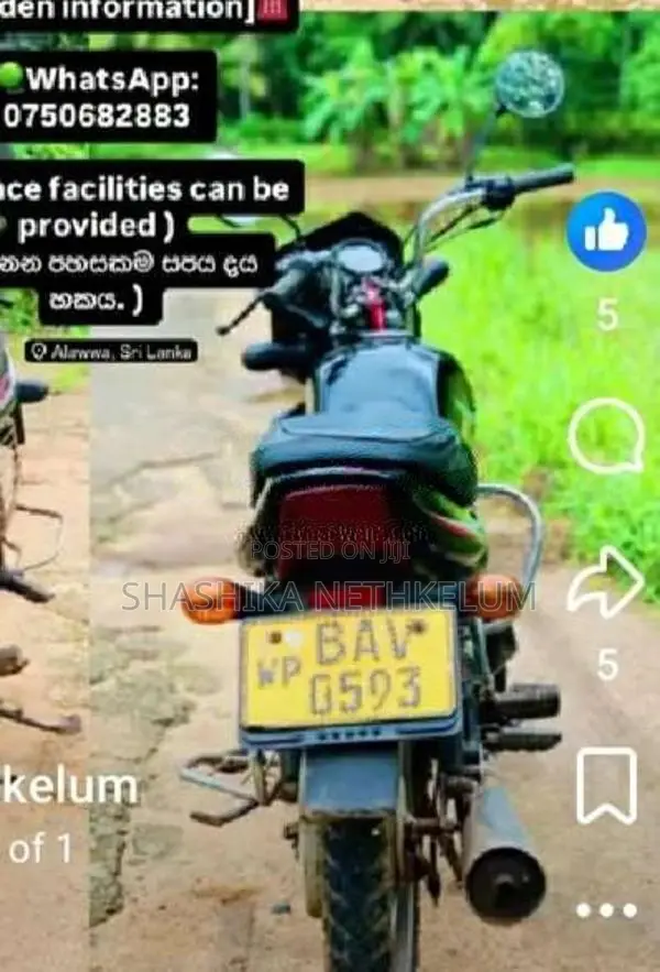 Bajaj CT-100 2014 motorcycle (Used)