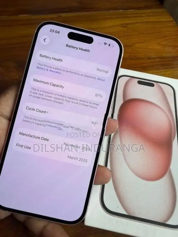 Apple iPhone 15 128GB Pink (Used)