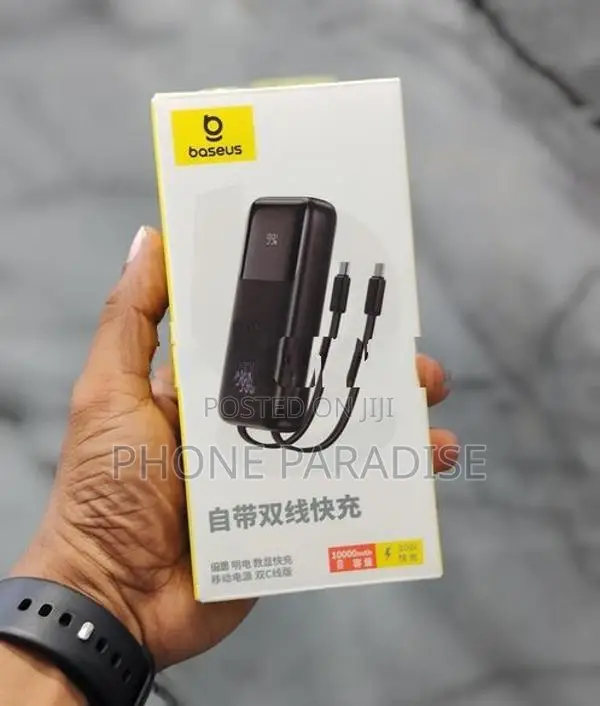 Baseus Comet Series Dual Cablee 10000MAH 30W Power Bank