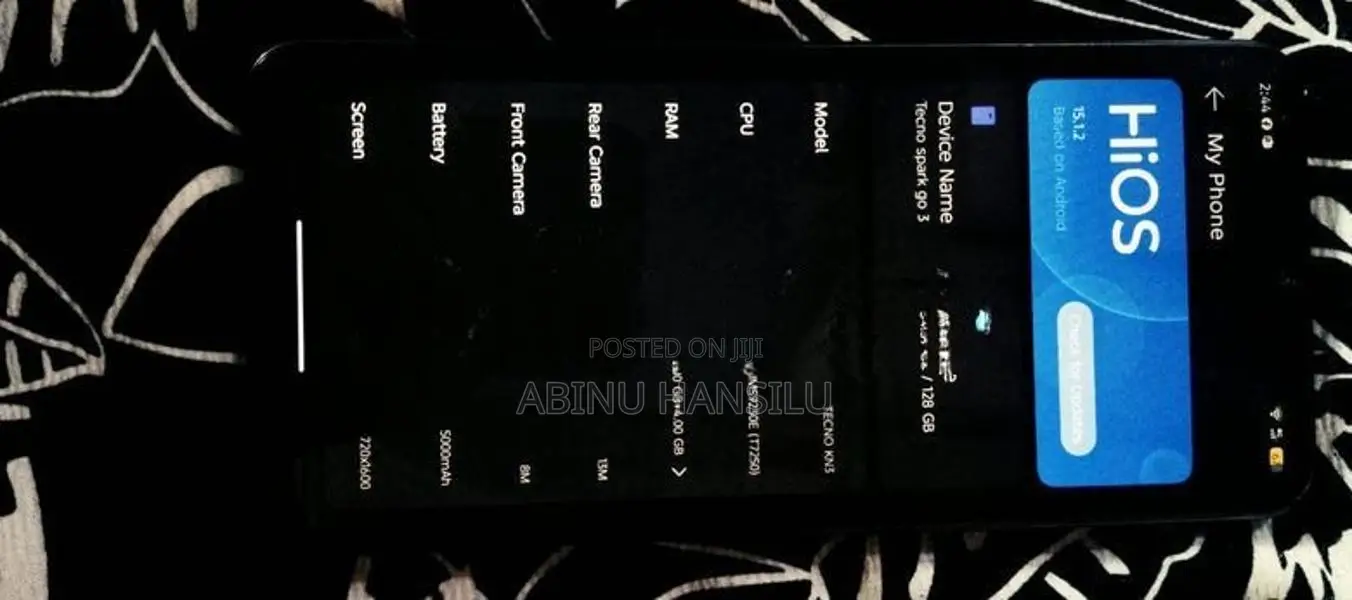 Tecno Spark Go 3 (Used)