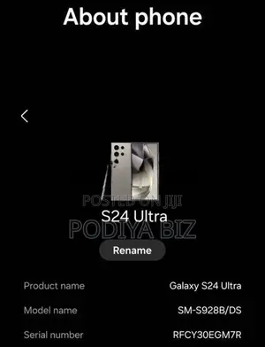 Samsung Galaxy S24 Ultra (Used)