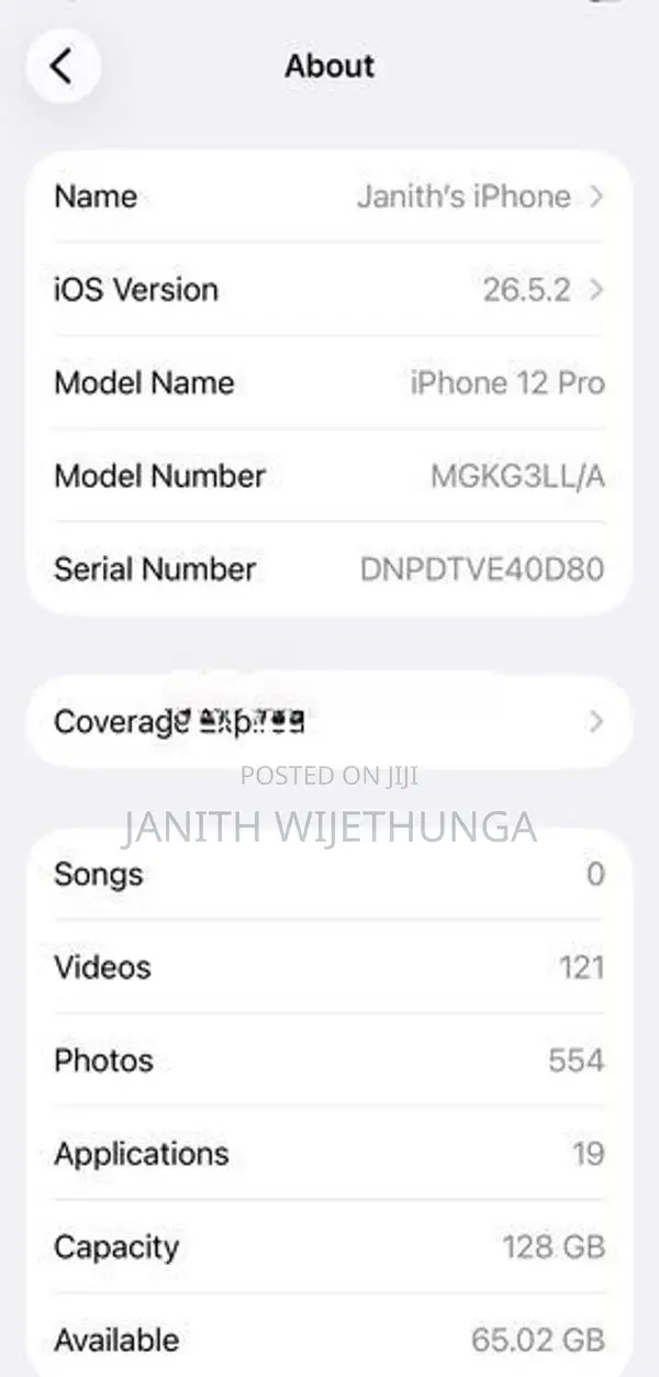 Apple iPhone 12 Pro (Used)