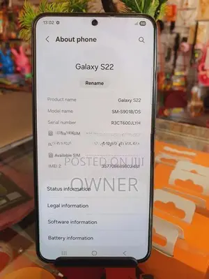 Samsung Galaxy S22 5G (Used)