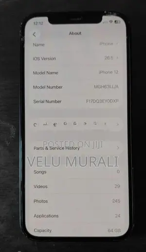 Apple iPhone 12 Pro 64GB (Used)