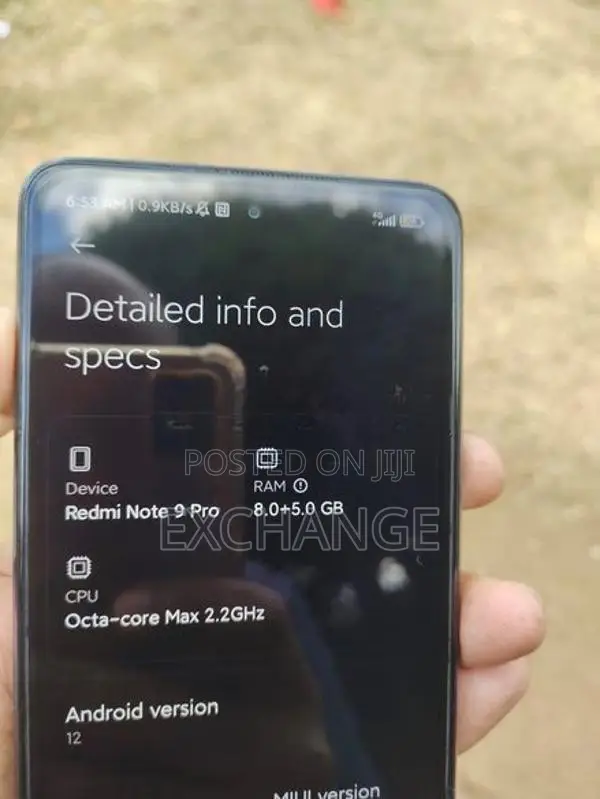 Xiaomi Redmi Note 9 Pro 5g (Used)